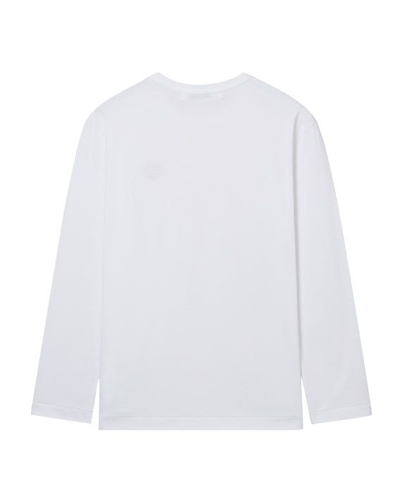 COMME des GARÇONS PLAY Heart Crew Neck Tee - White