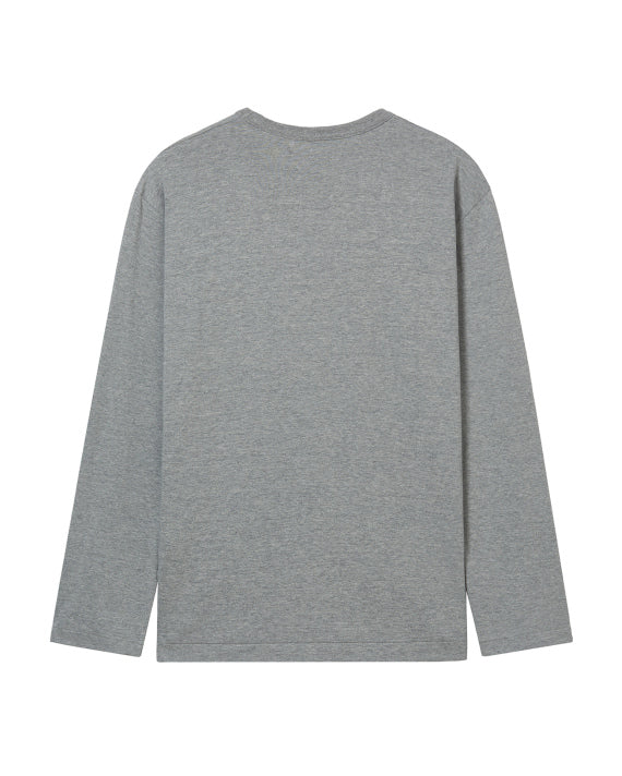 COMME des GARÇONS PLAY Double Heart Tee - Grey