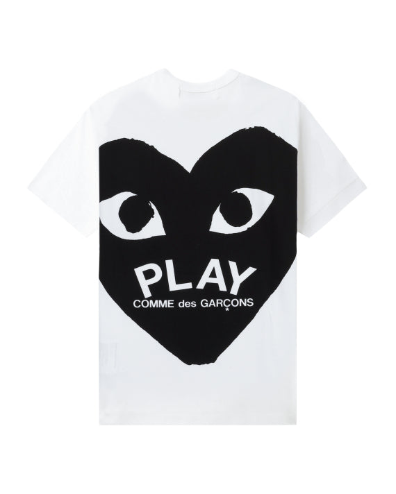 COMME des GARÇONS PLAY Heart Logo Tee - White