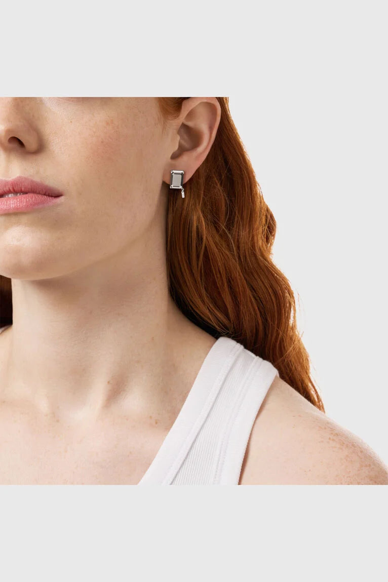 Diesel Sterling Silver Stud Earring