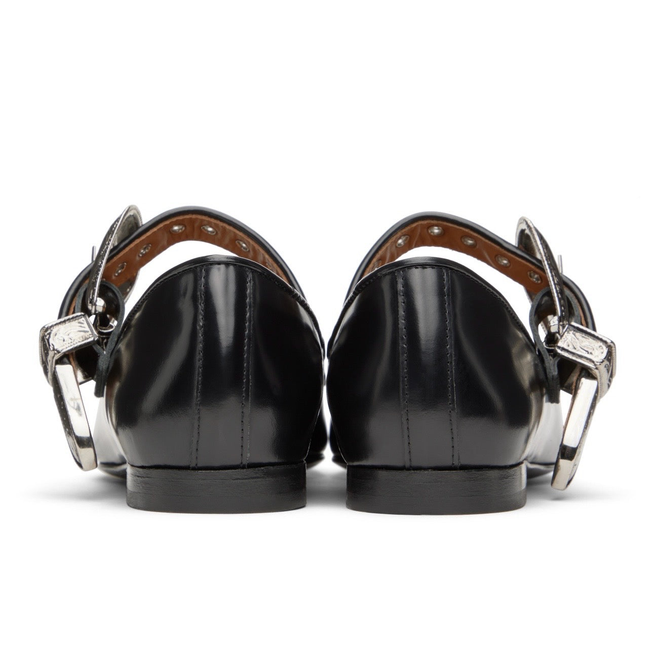 Toga Pulla Leather Ballet Flats Mary Jane