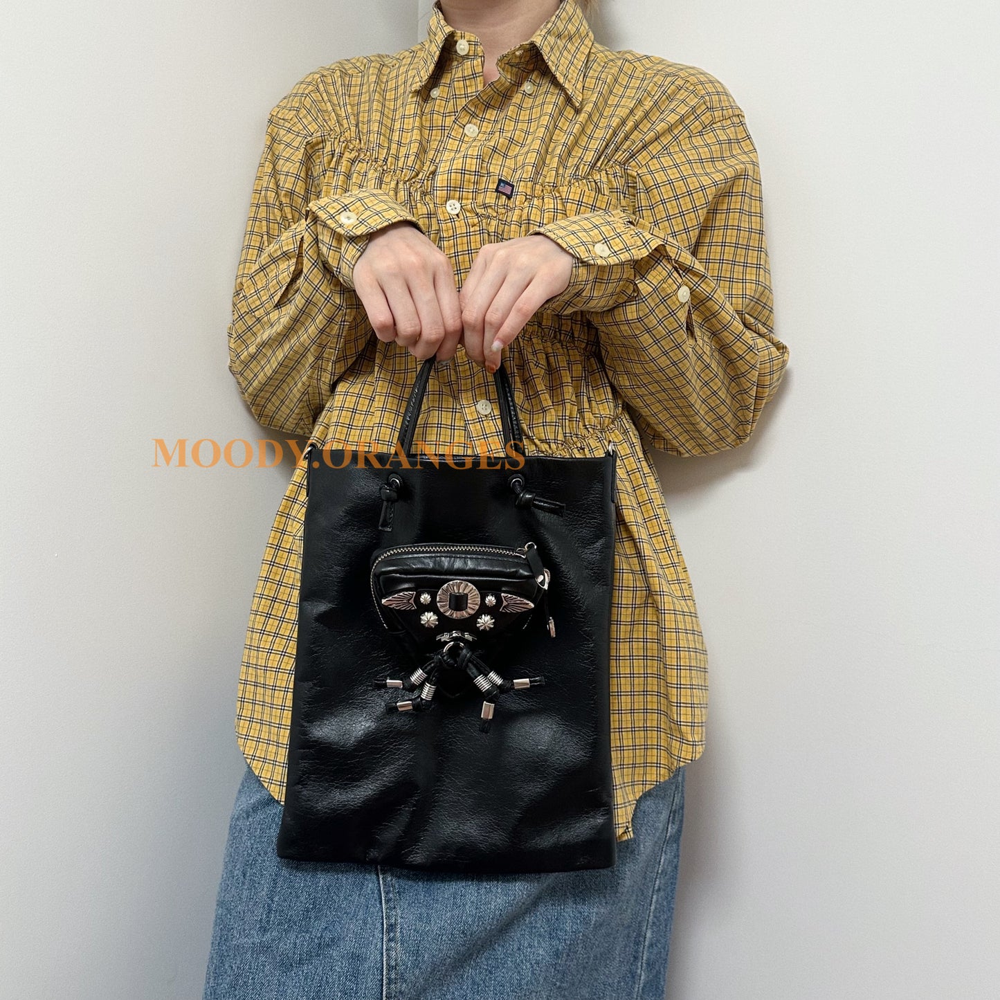 TOGA TOO LEATHER Tote Bag
