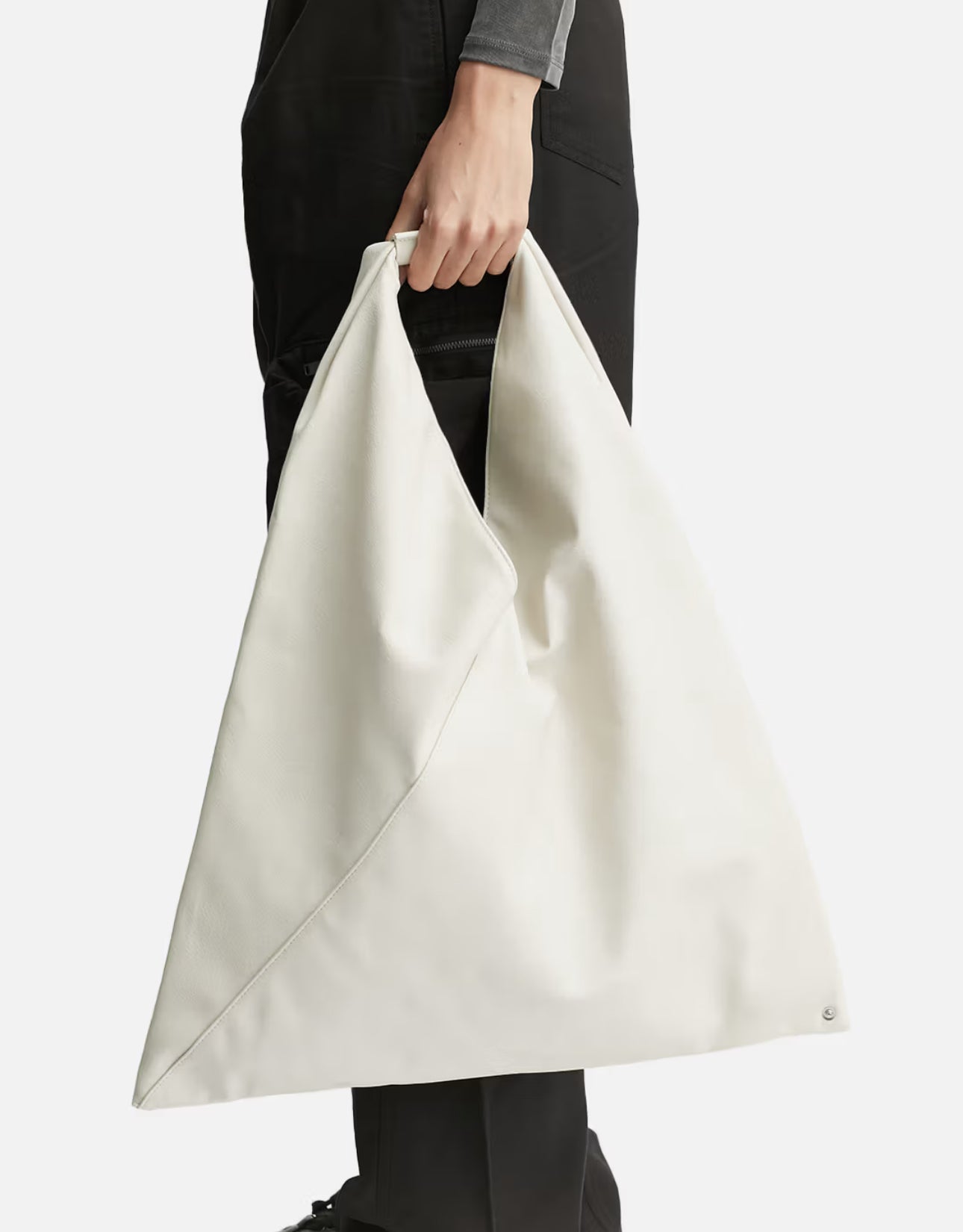 MM6 Maison Margiela White Japanese Medium Tote Bag