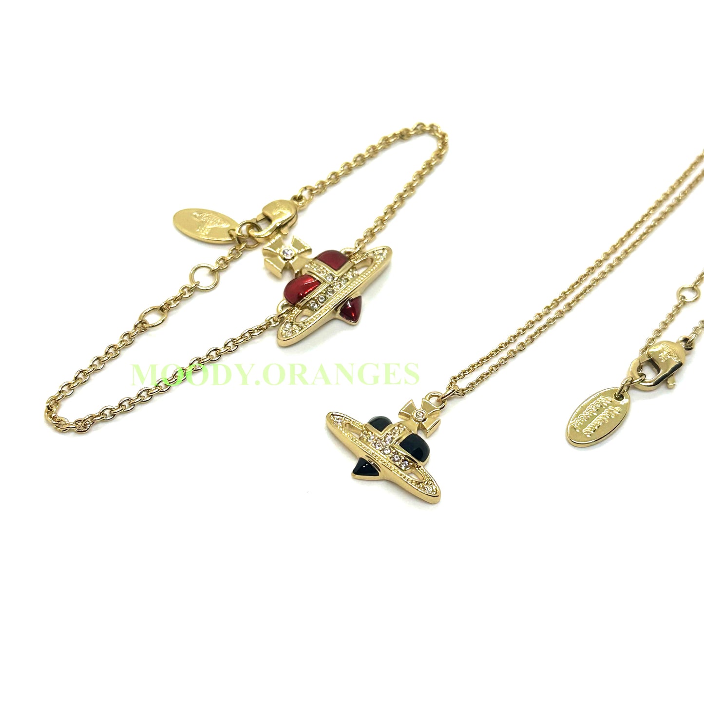 Vivienne Westwood Gold Black/Red Accessories - MOODY ORANGES