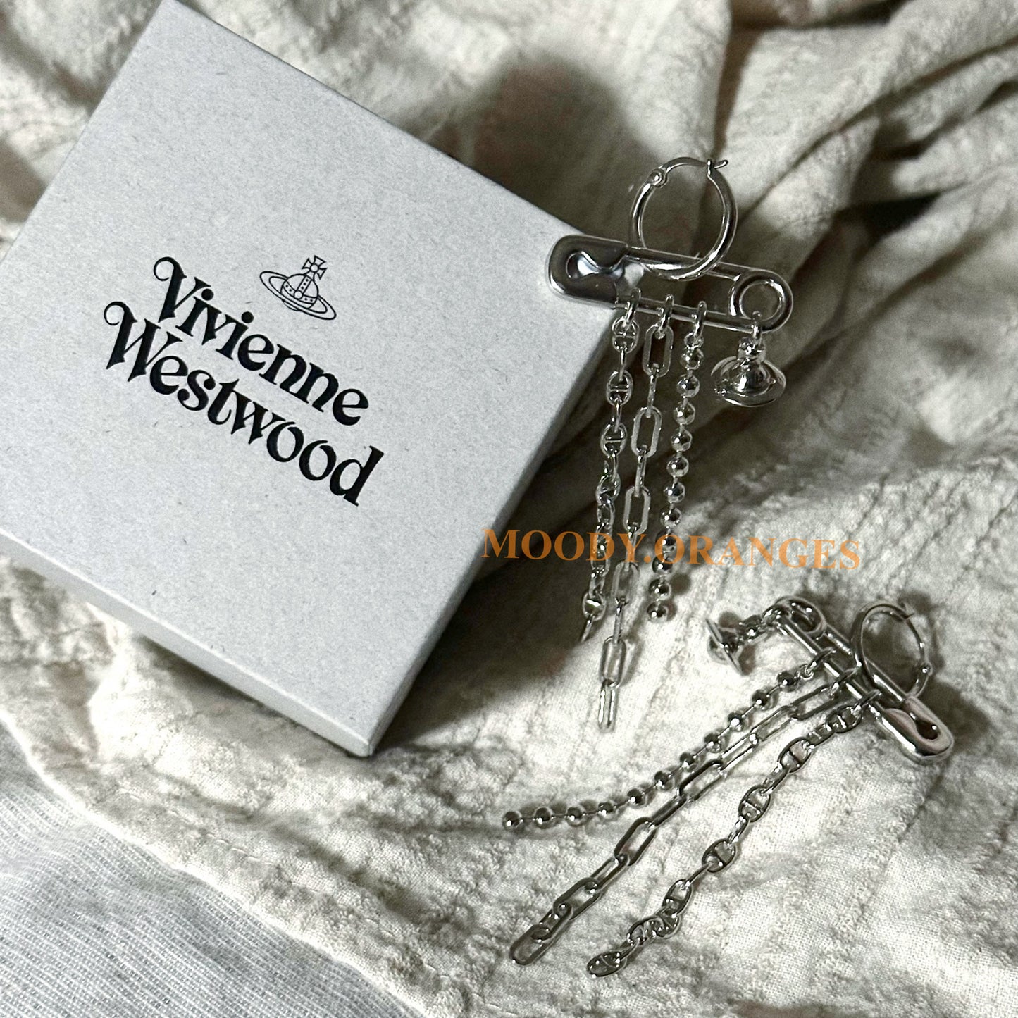 Vivienne Westwood Ginetta Pin Earrings