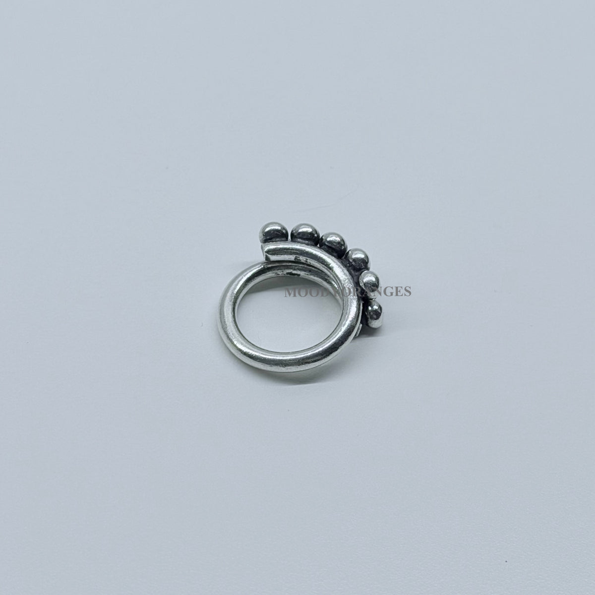 925 Silver - 10 Small Balls Ring - MOODY ORANGES