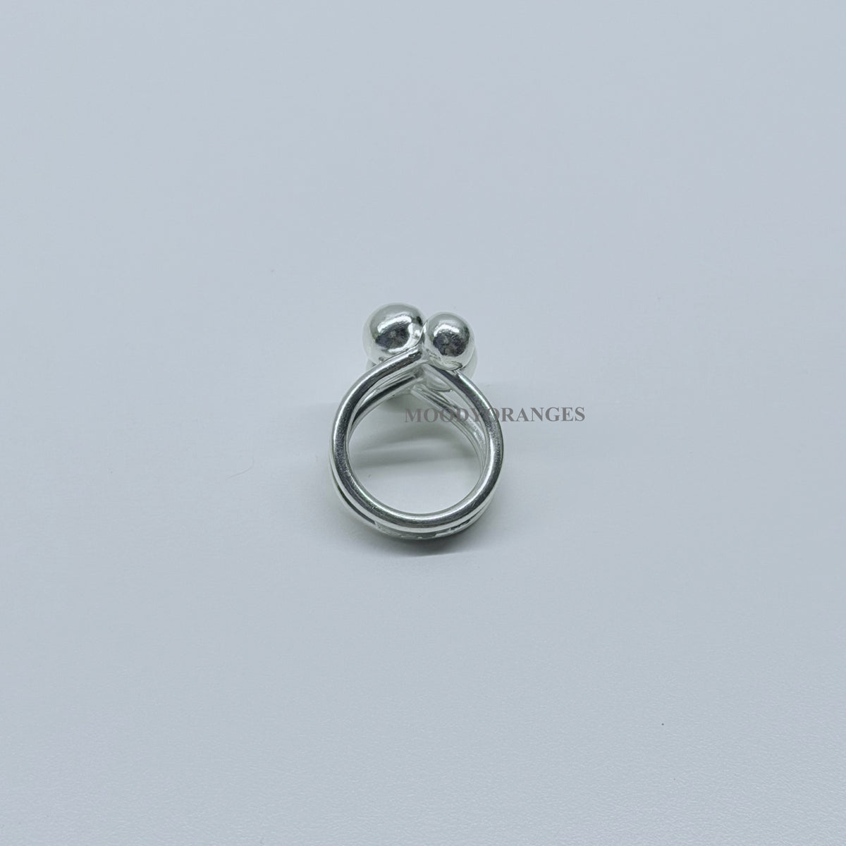 925 Silver - 4 Balls Ring - MOODY ORANGES