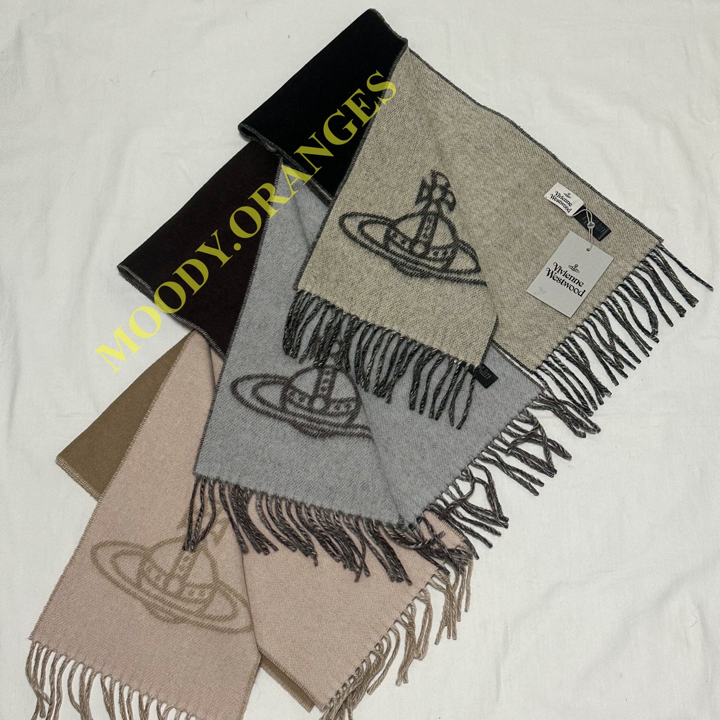 Vivienne Westwood Single Orb Double Scarf