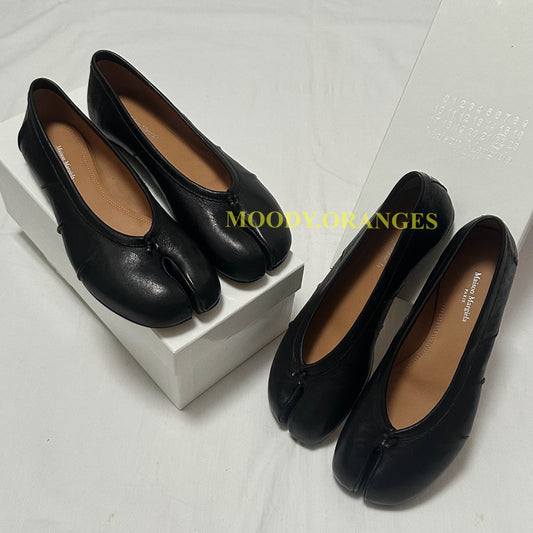 Maison Margiela Tabi Leather Ballerina Flat