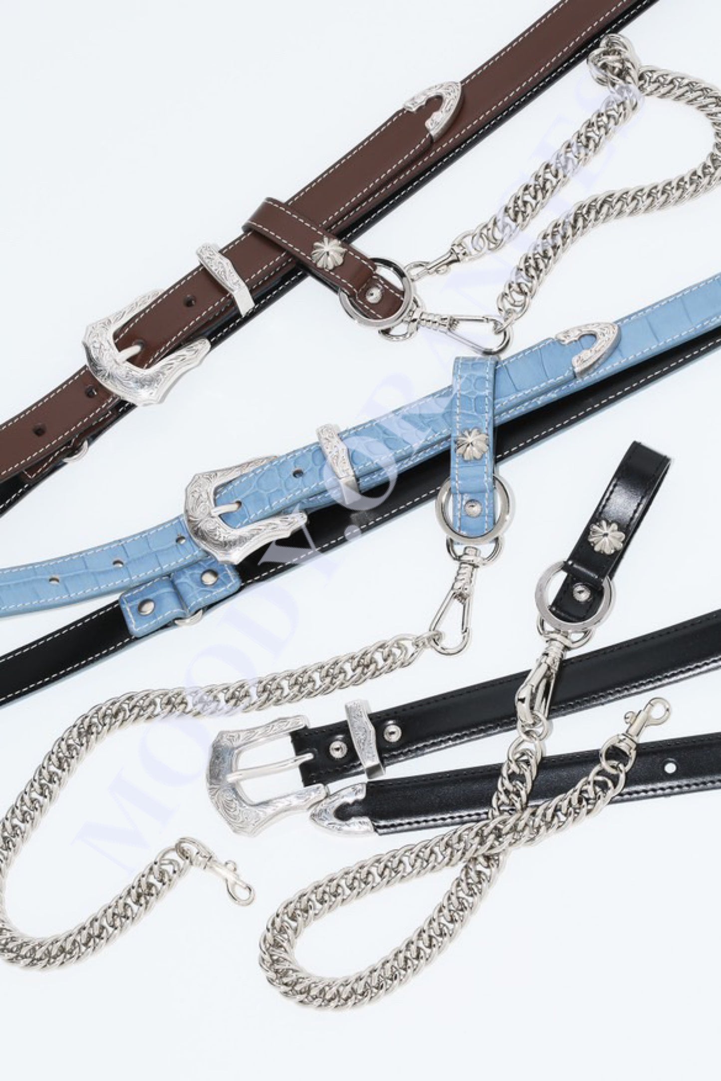 Toga Single Concho Buckle Chain Belt