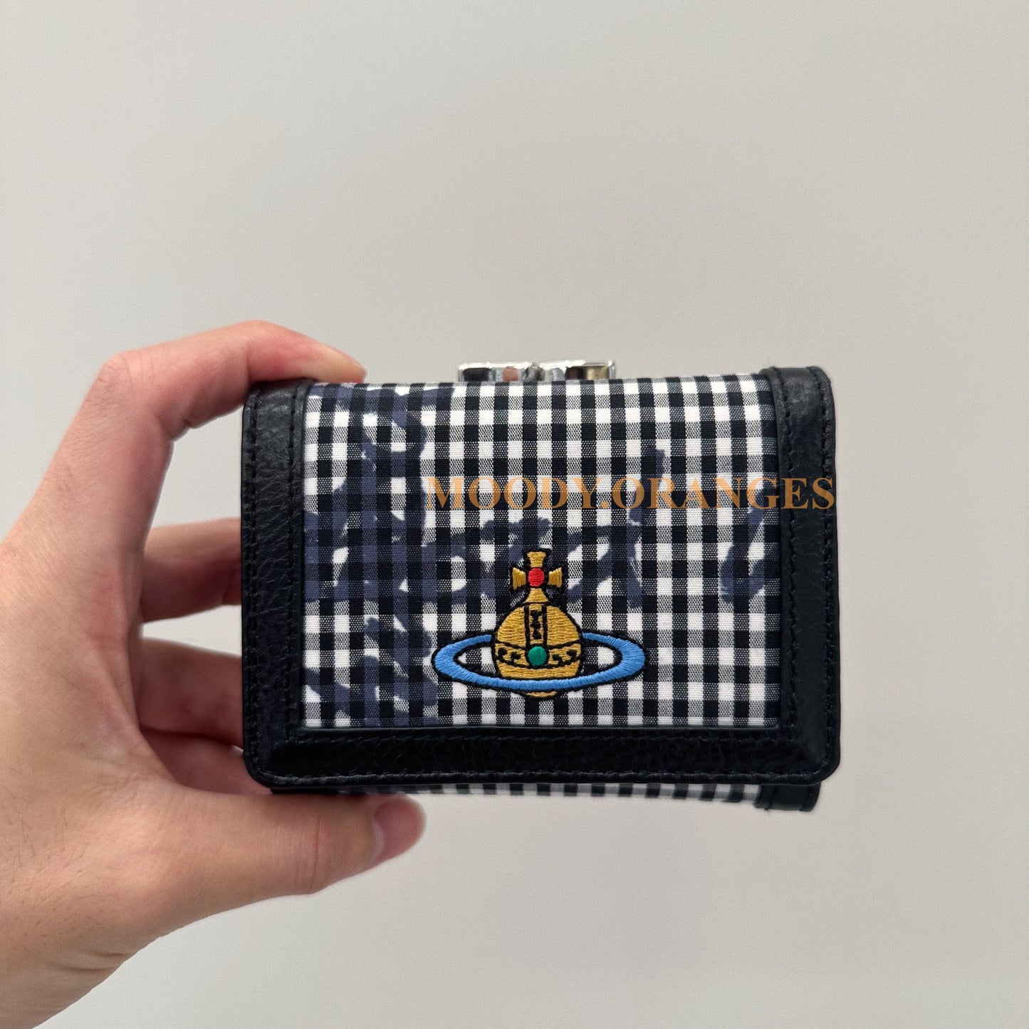 Vivienne Westwood Gingham Frame Wallet Series