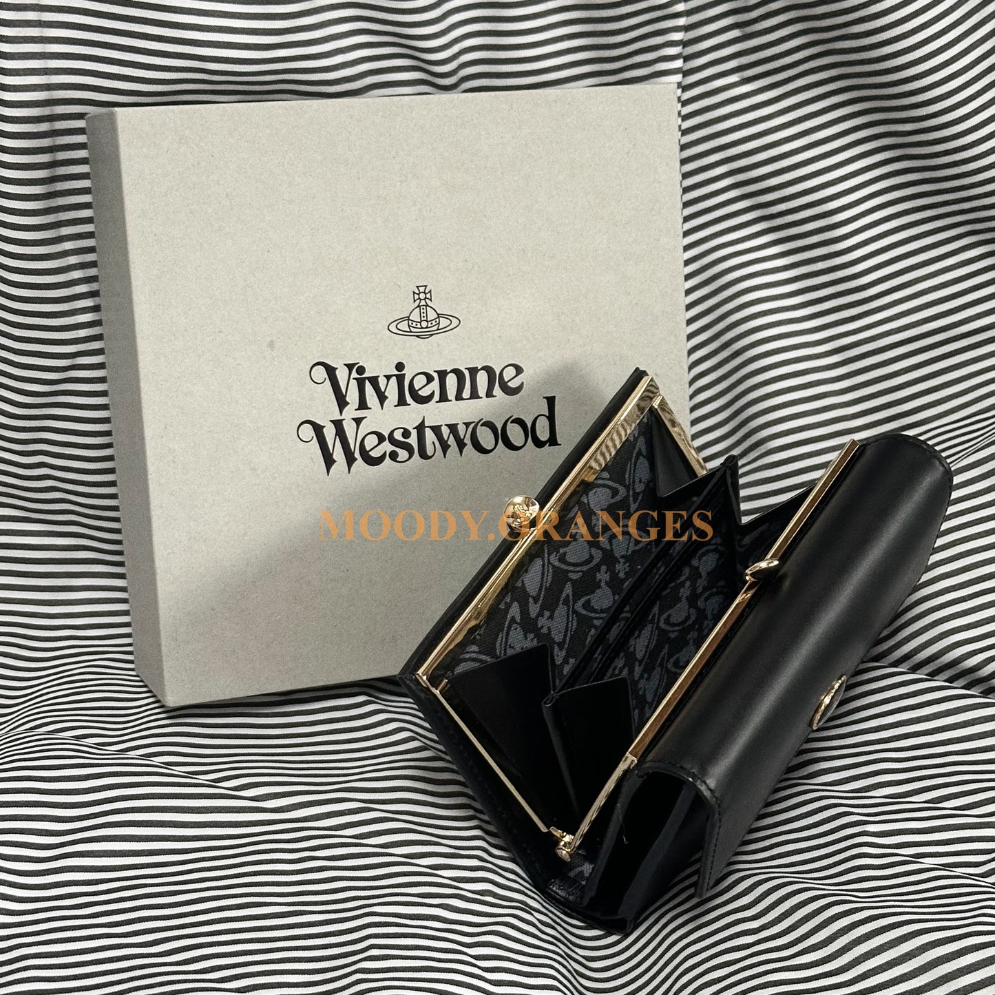 Vivienne Westwood Japan Exclusive Black Wallet