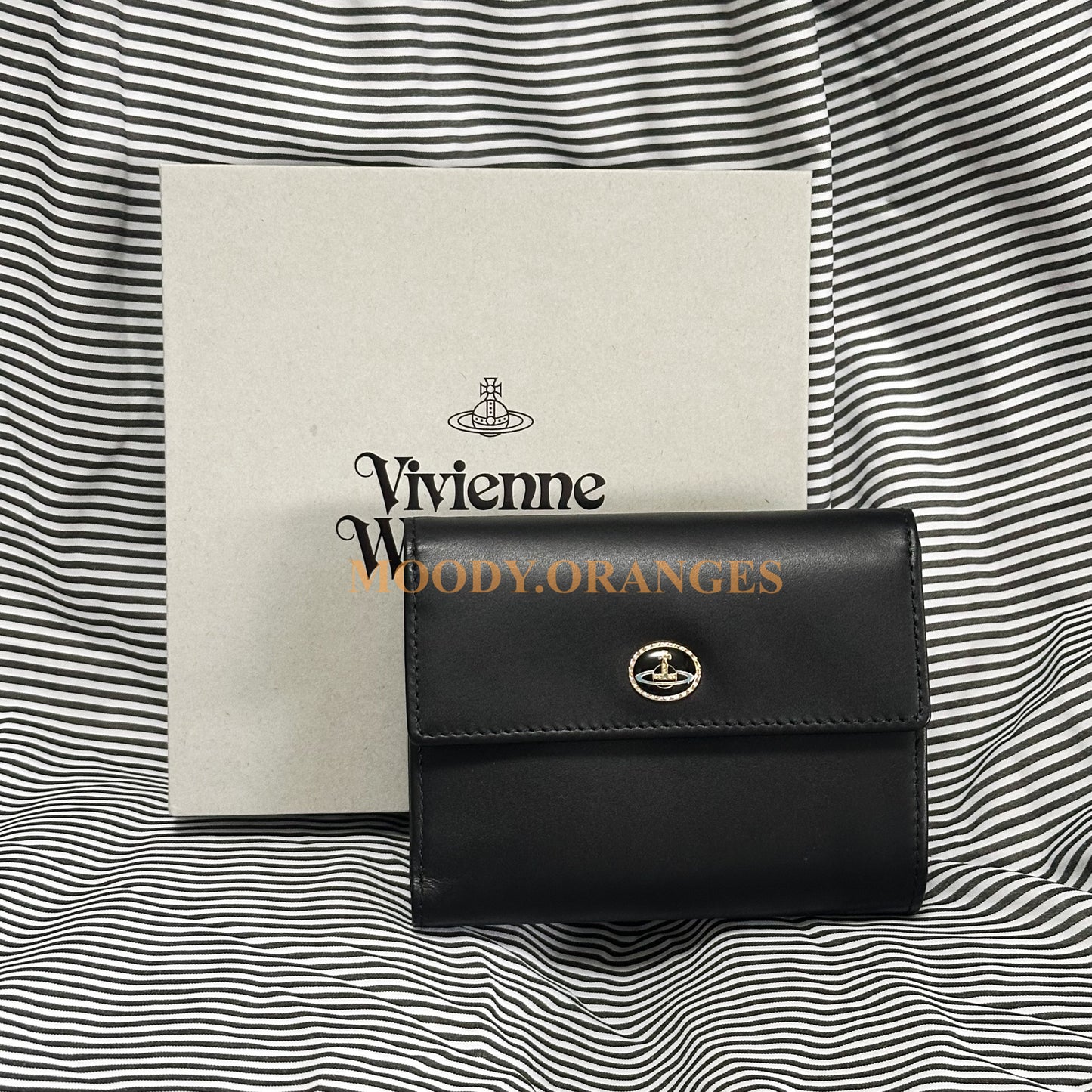 Vivienne Westwood Japan Exclusive Black Wallet