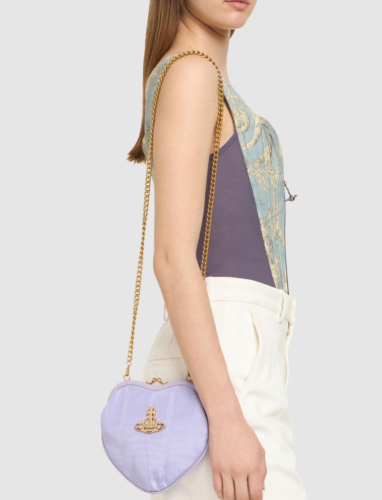 Vivienne Westwood Belle Heart Viscose Bag - MOODY ORANGES