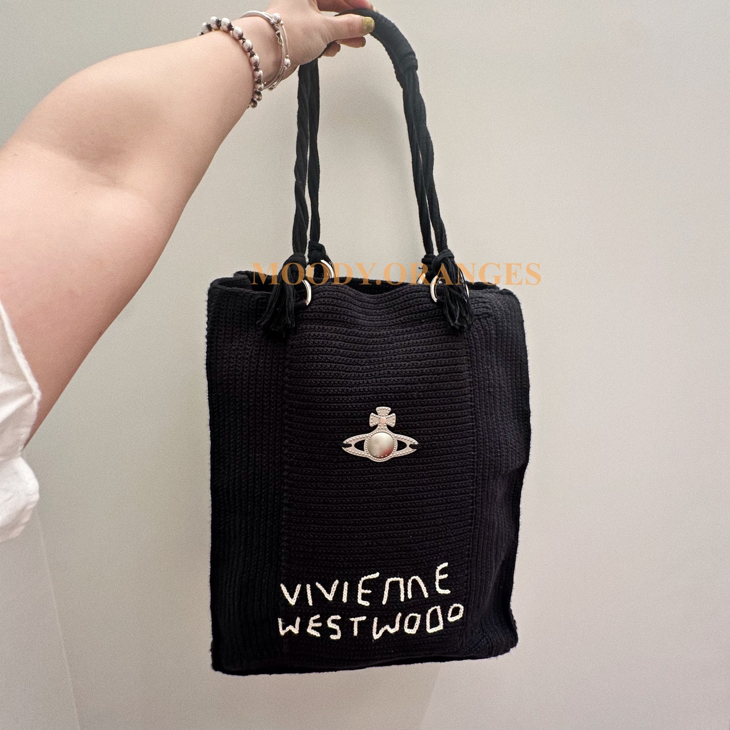Vivienne Westwood Mabel Crochet Tote Bag