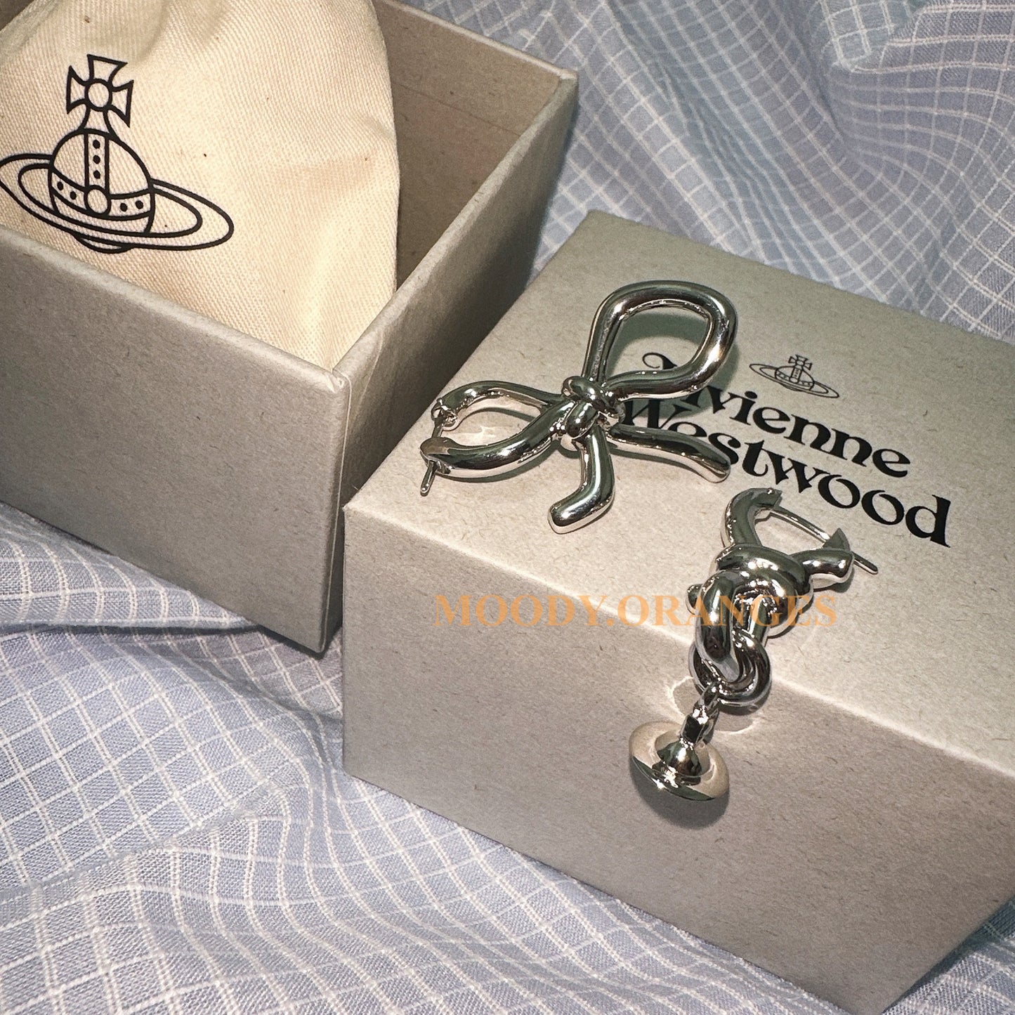 Vivienne Westwood Silver Sage Earrings