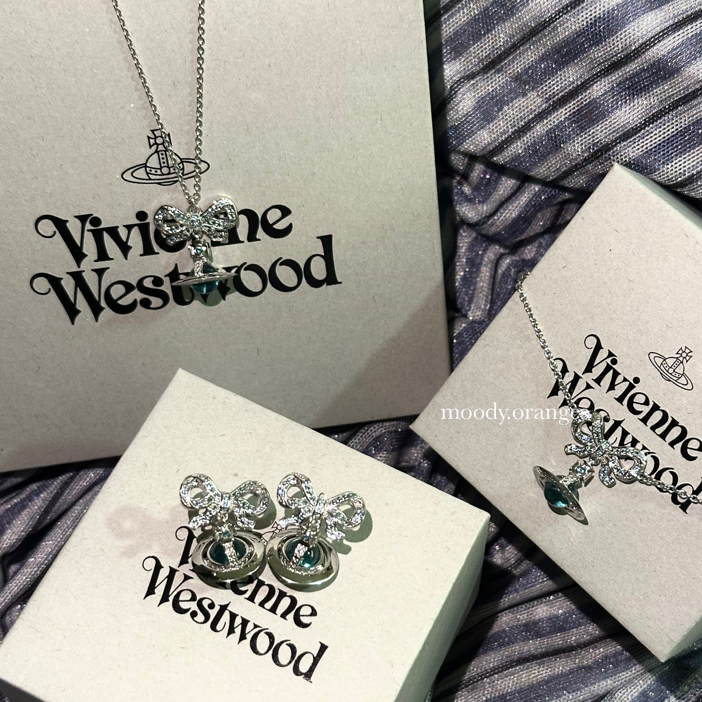 Vivienne Westwood Octavie Turquoise Accessories Collection