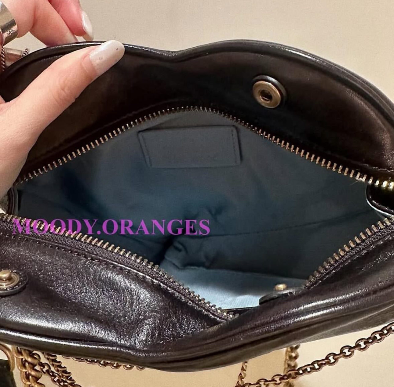 Vivienne Westwood Cora AK Embellished Leather Heart Bag