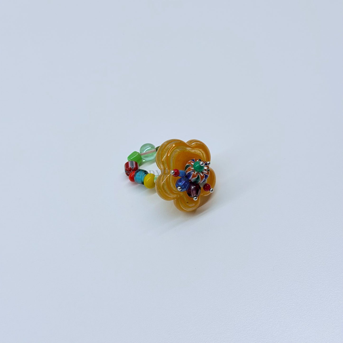 Nepal Floral Ring (10) - MOODY ORANGES