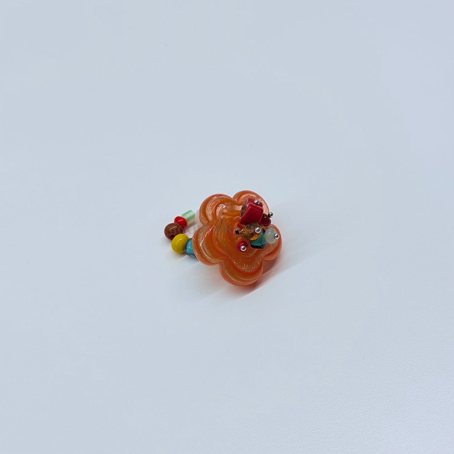 Nepal Floral Ring (13) - MOODY ORANGES