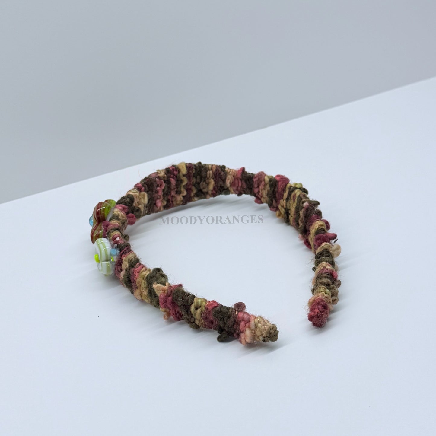 Nepal Mixed Brown Headband - MOODY ORANGES