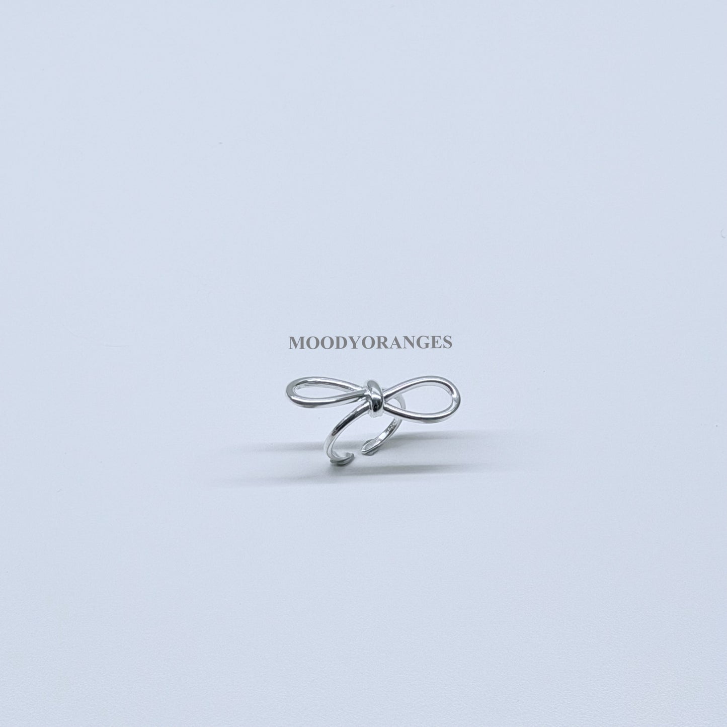 925 Silver - Ribbon Ring - MOODY ORANGES