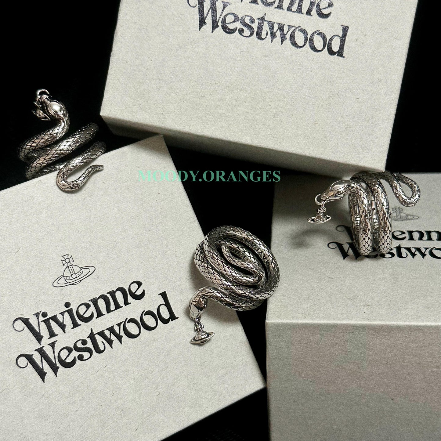 Vivienne Westwood Albane Snake Ring