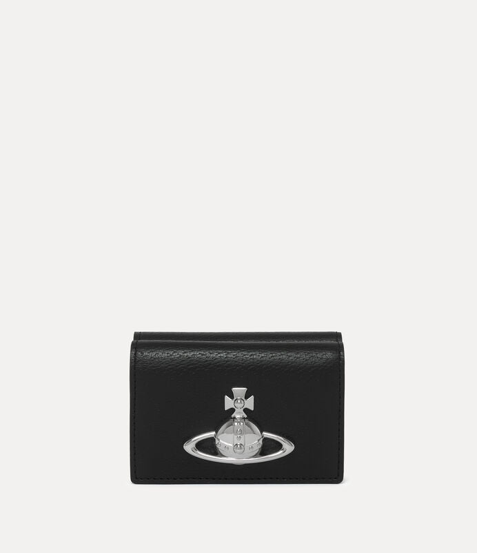 Vivienne Westwood Black Silver Orb Wallet Collection