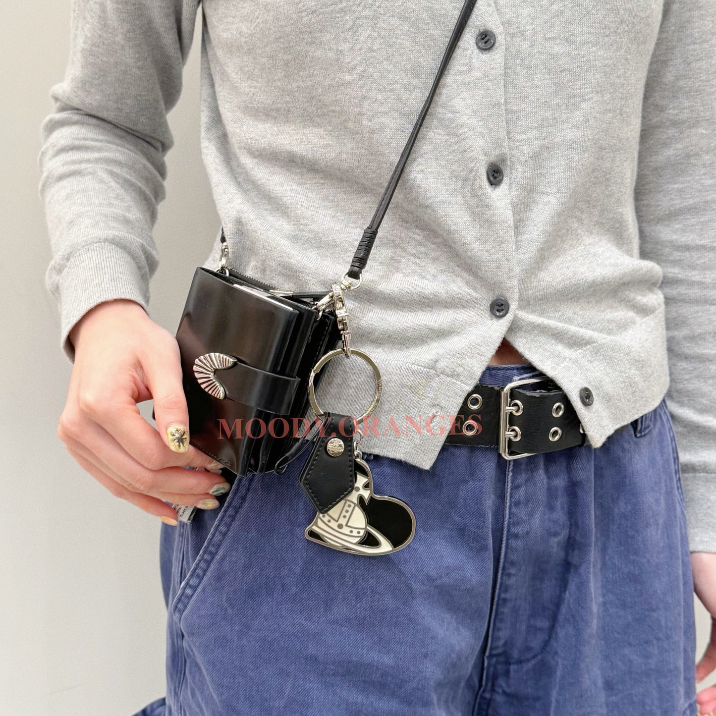 Vivienne Westwood Orb Heart Keyring - MOODY ORANGES