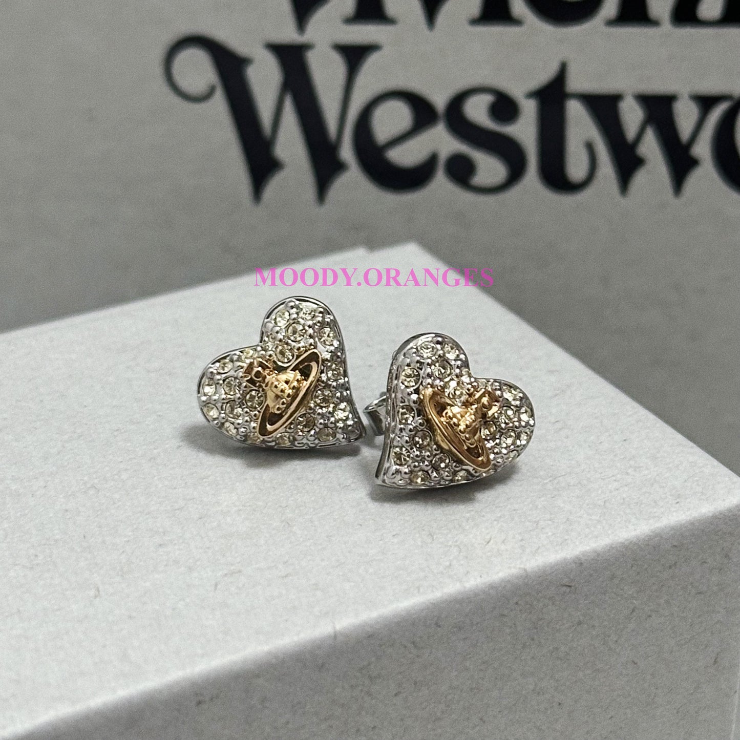 Vivienne Westwood Tiny Diamante Earrings