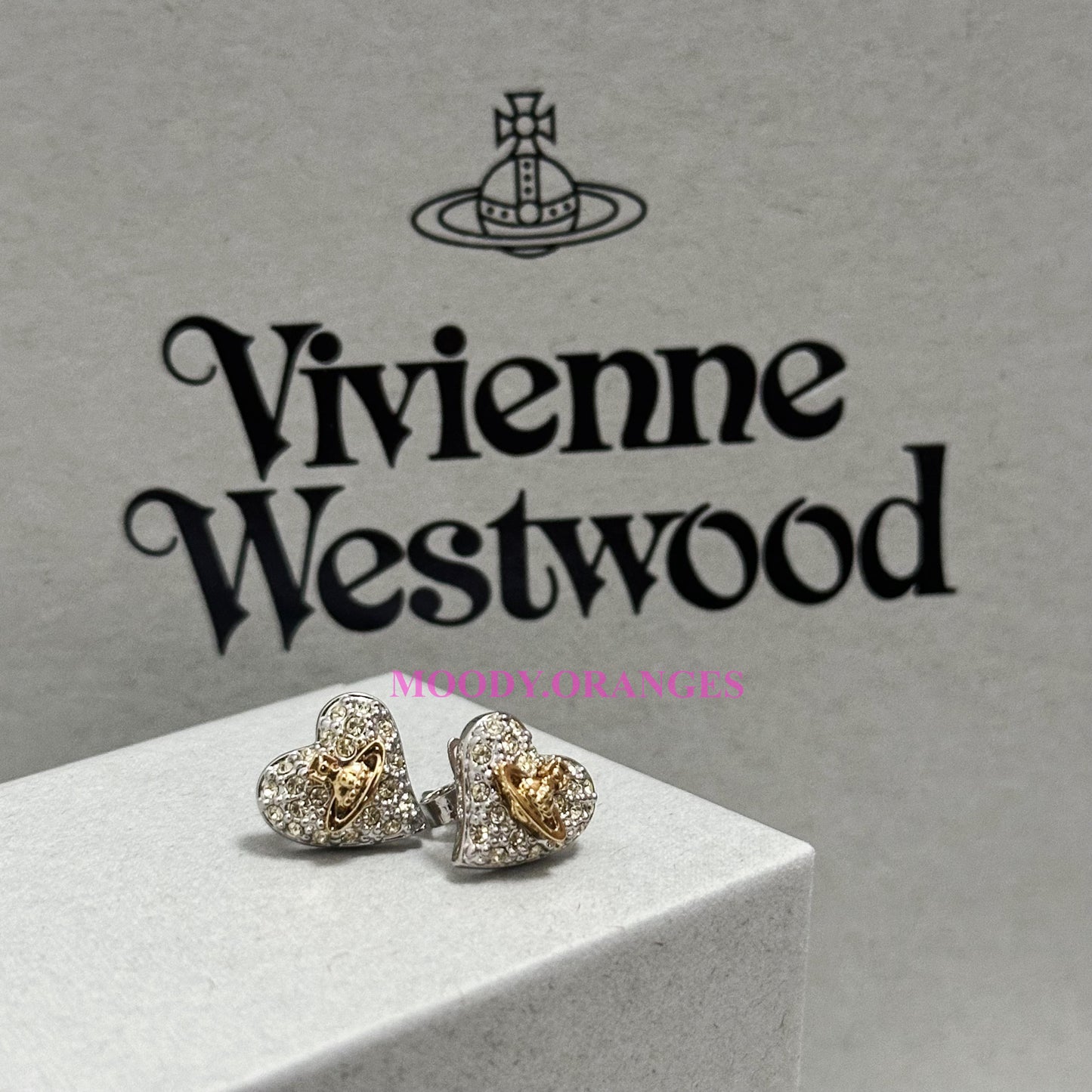 Vivienne Westwood Tiny Diamante Earrings