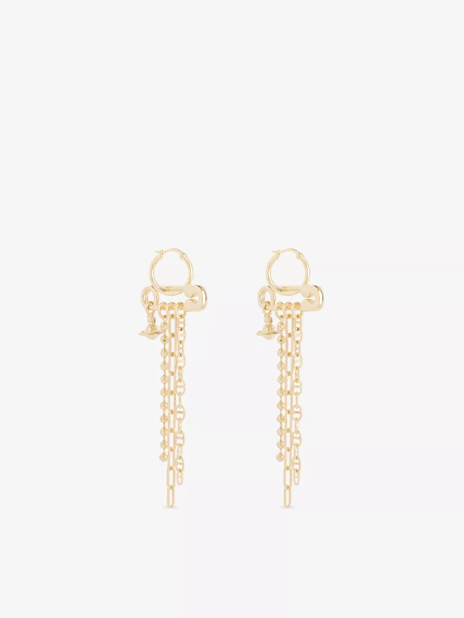 Vivienne Westwood Ginetta Pin Earrings