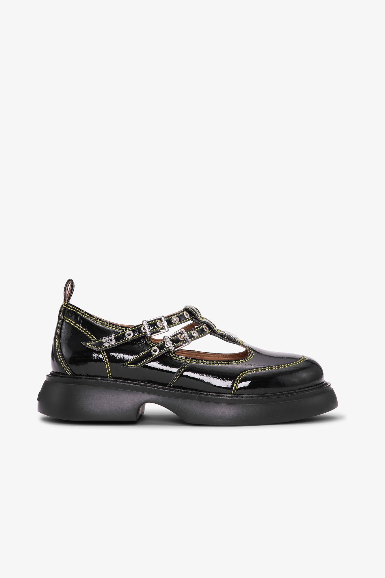GANNI Black Mary Jane Shoes