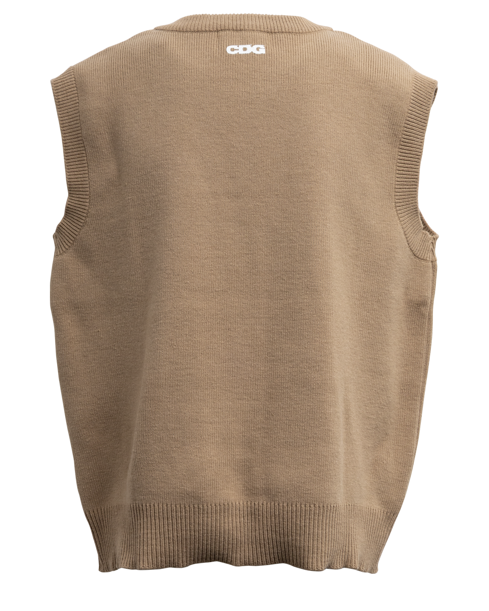 CDG OVERSIZED PULLOVER VEST