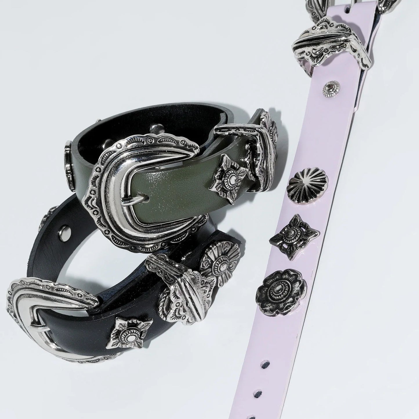 TOGA TOO Motif Leather Bangle