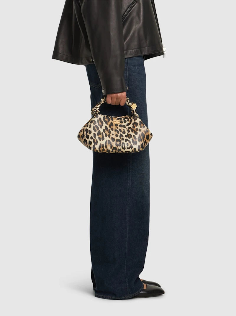 GANNI Leopard Small Bou Bag