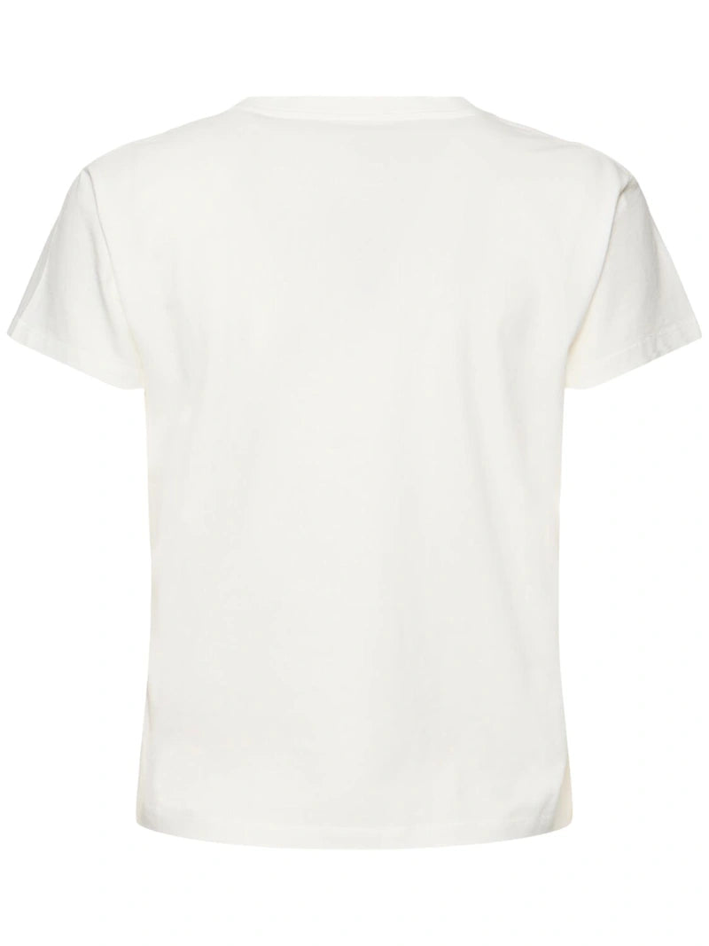 MM6 Maison Margiela Logo patch cotton jersey t-shirt