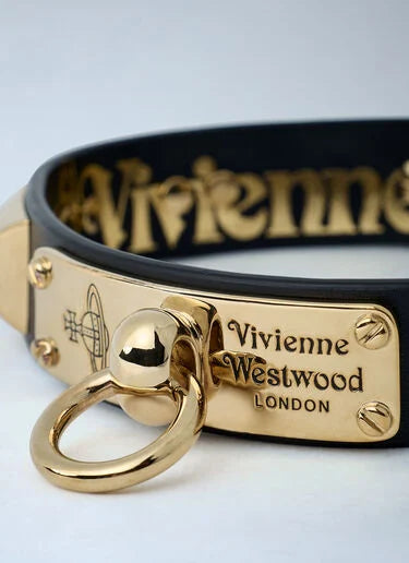 Vivienne Westwood Polly Leather Choker & Bracelet