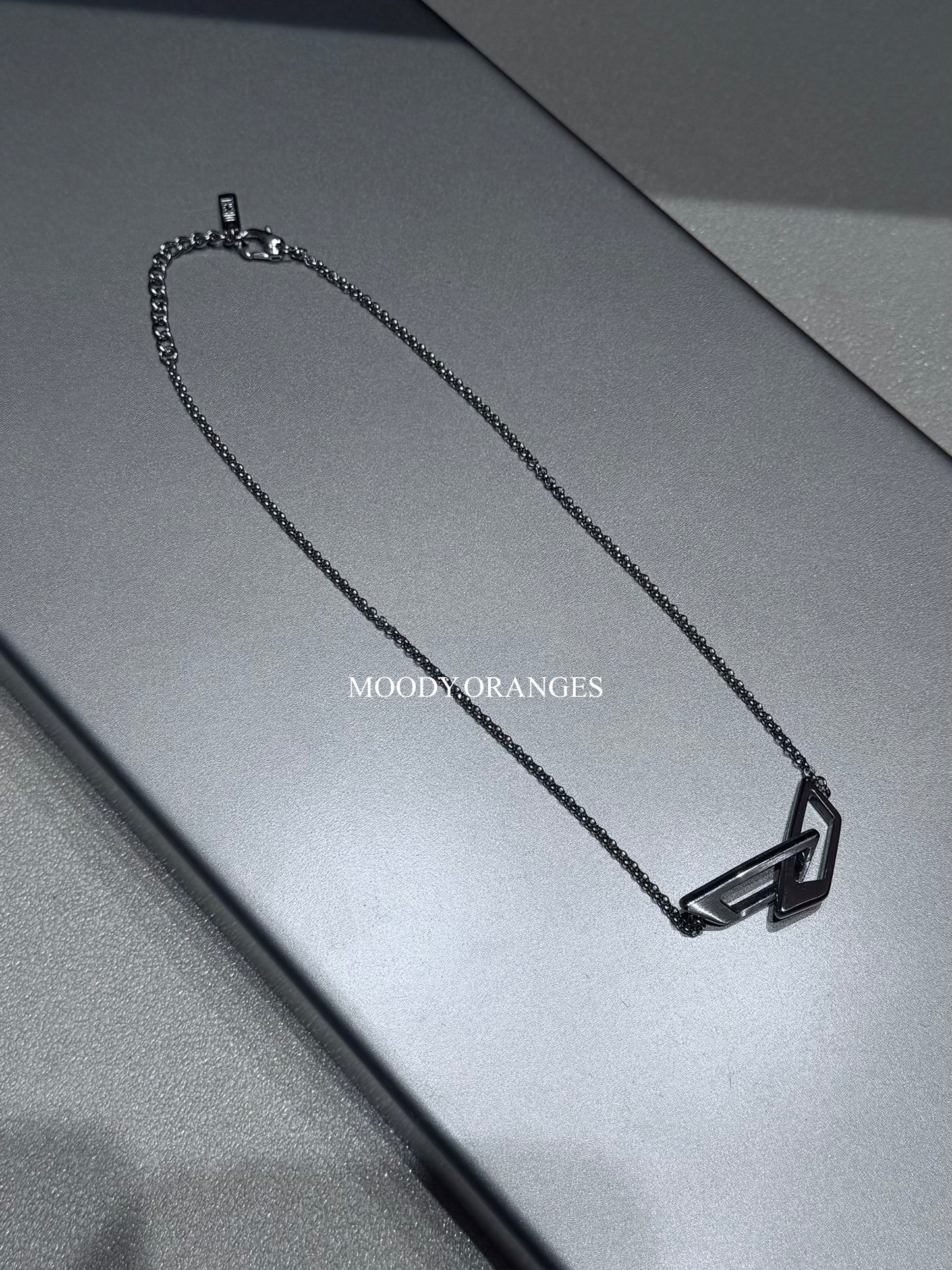 Diesel Stainless Steel Band Necklace