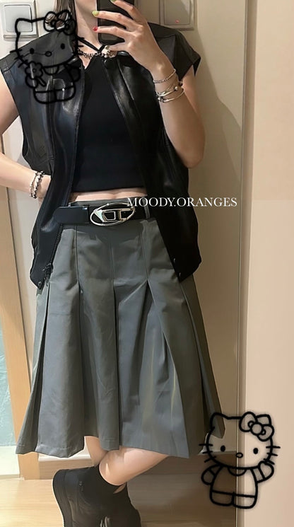 Diesel 1DR Logo-buckle Belt - MOODY ORANGES