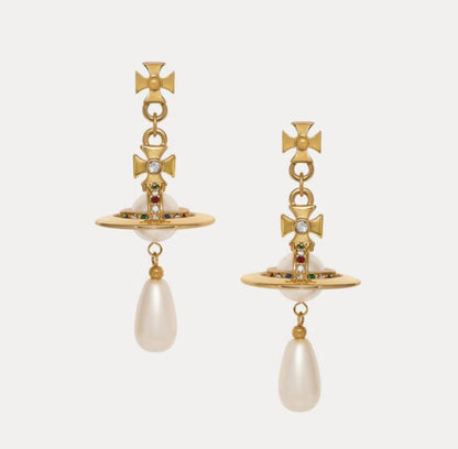 Vivienne Westwood Pearl Drop Earrings