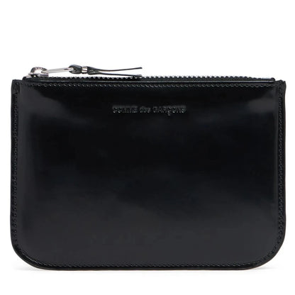 Comme des Garçons Wallet Mirror inside leather wallet - MOODY ORANGES