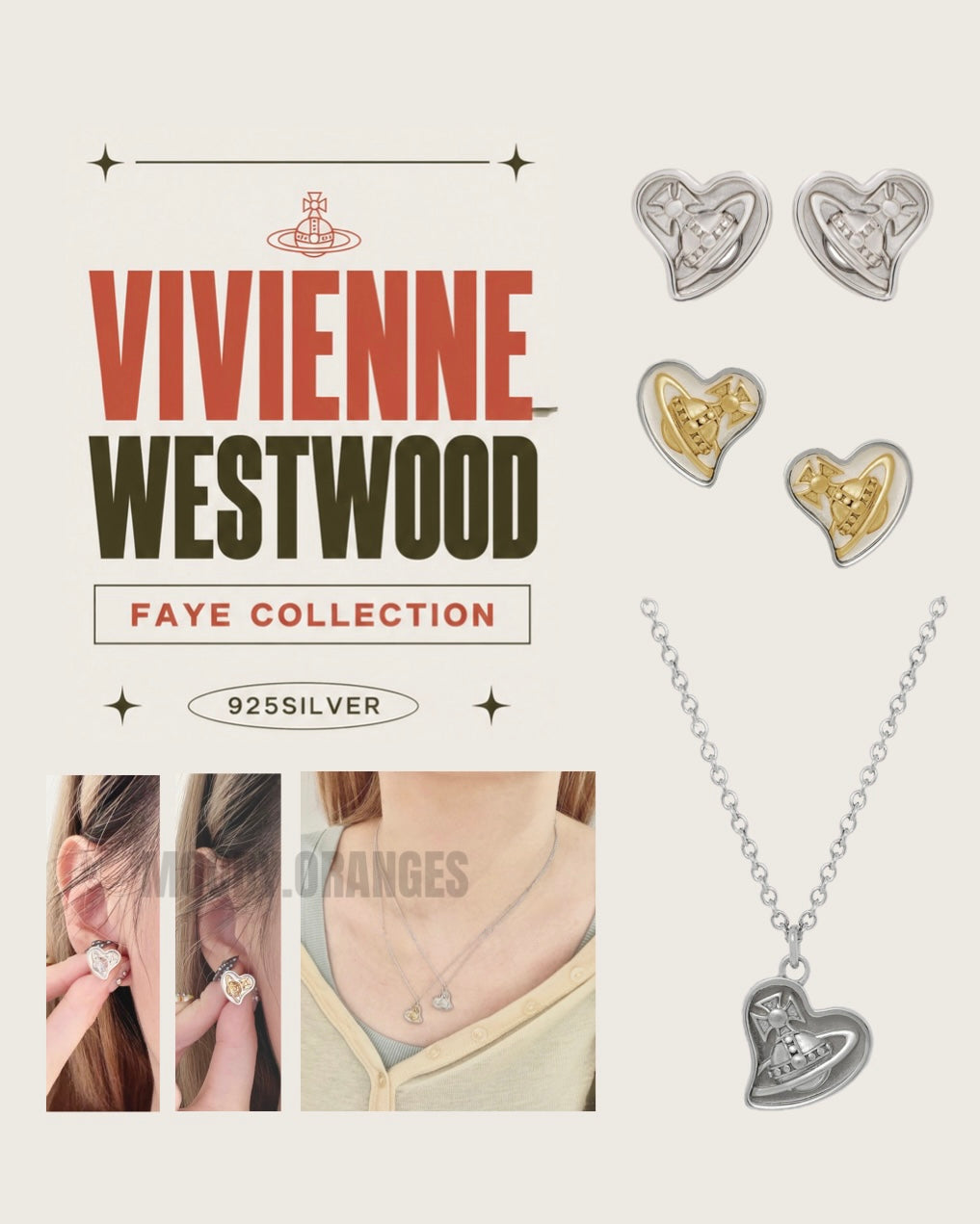 Vivienne Westwood Faye Accessories - MOODY ORANGES