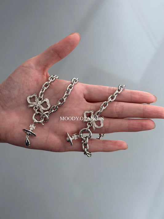 Vivienne Westwood Rigoberta Necklace & Bracelet - MOODY ORANGES