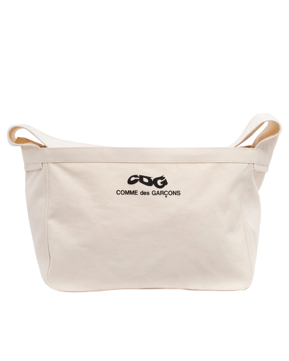 CDG COTTON CANVAS POSTMAN BAG