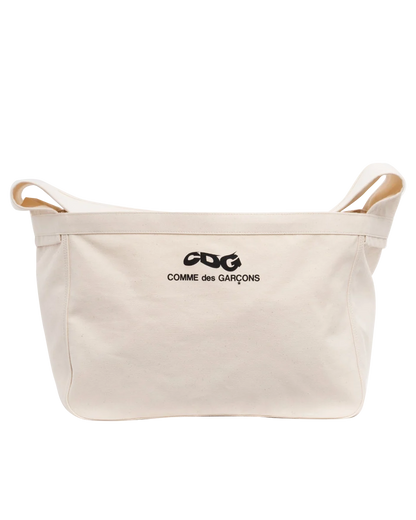 CDG COTTON CANVAS POSTMAN BAG