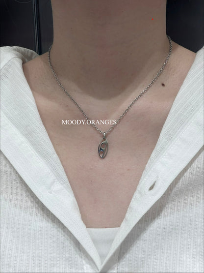 Diesel Stainless Steel Pendant Necklace