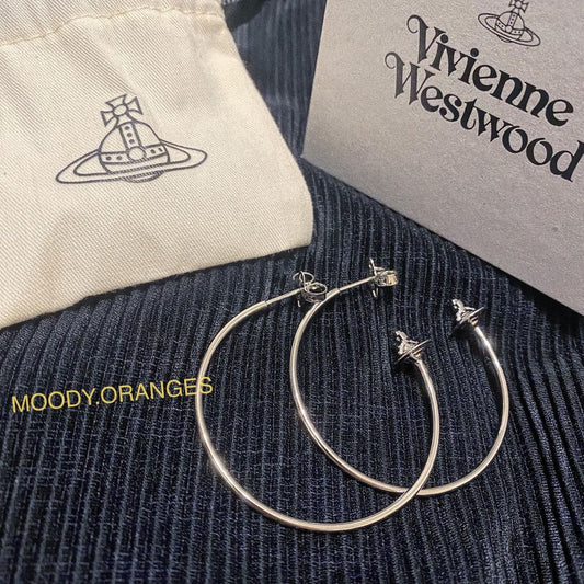 Vivienne Westwood Rosemary Hoop Earrings - MOODY ORANGES