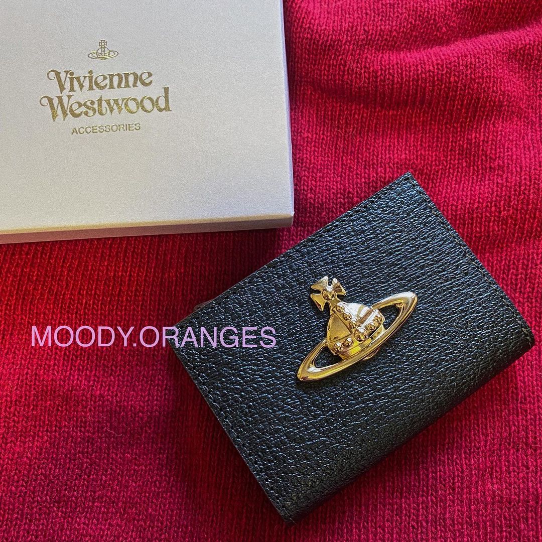 Vivienne Westwood Executive Mini Wallet - MOODY ORANGES