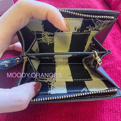 Vivienne Westwood Executive Mini Wallet - MOODY ORANGES